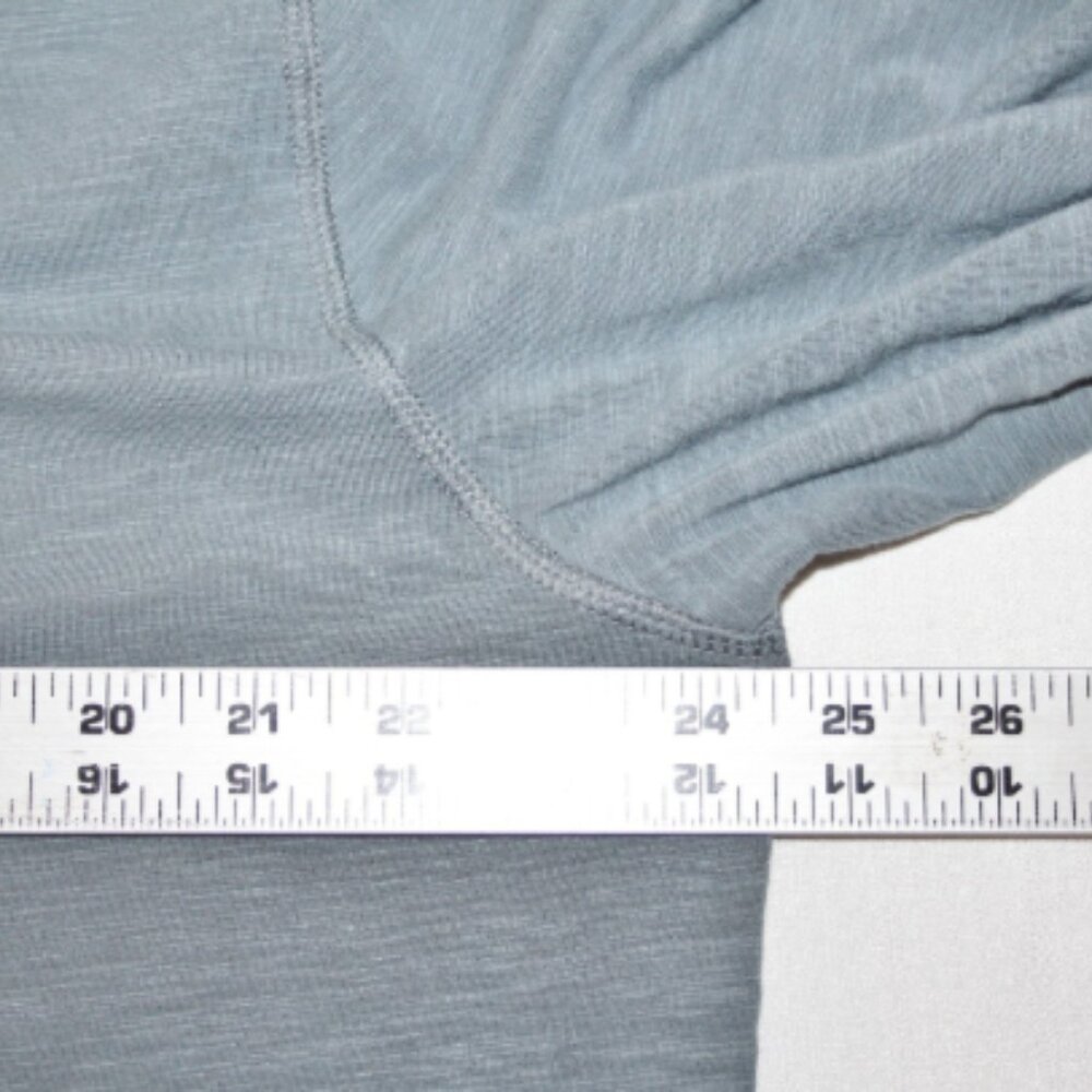 Beautiful TASC Carrollton Lightweight Organic Cotton/Bamboo Hoodie Light Teal XL - Picture 10 of 11